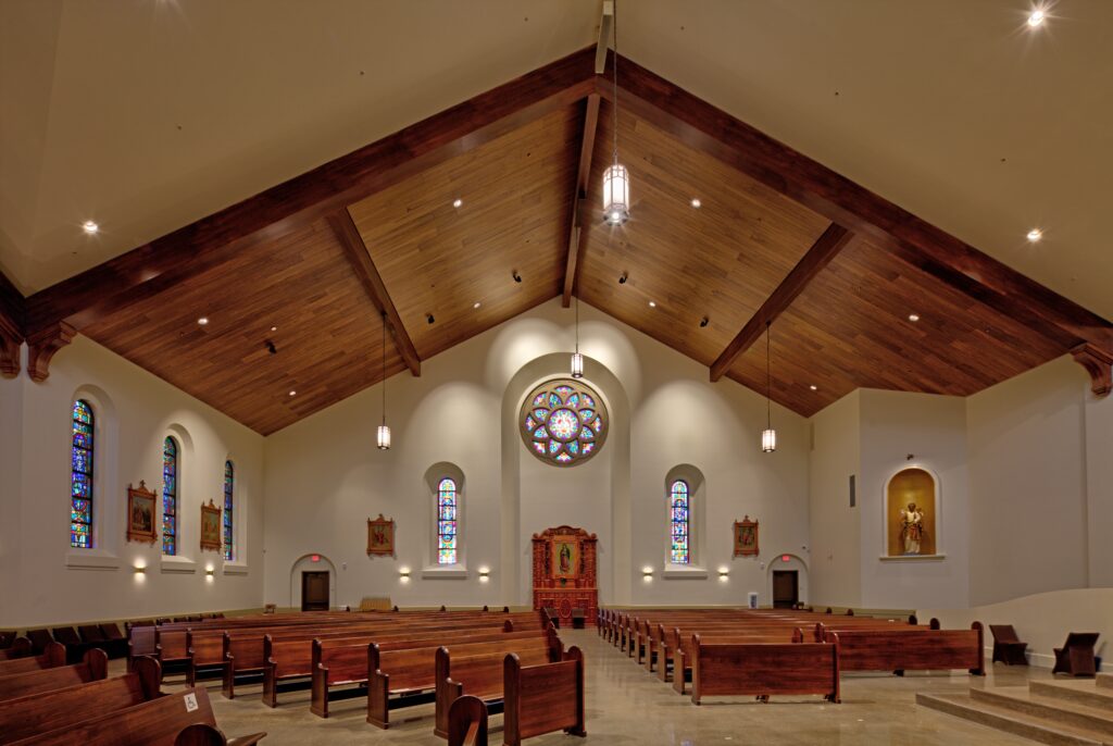 Holy Rosary Catholic Church - Interior in Woodland, CA