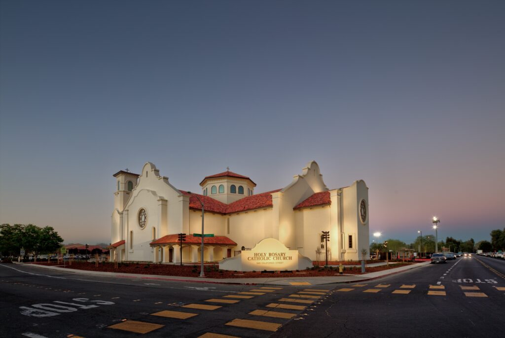 Holy Rosary Catholic Church - Exterior in Woodland, CA