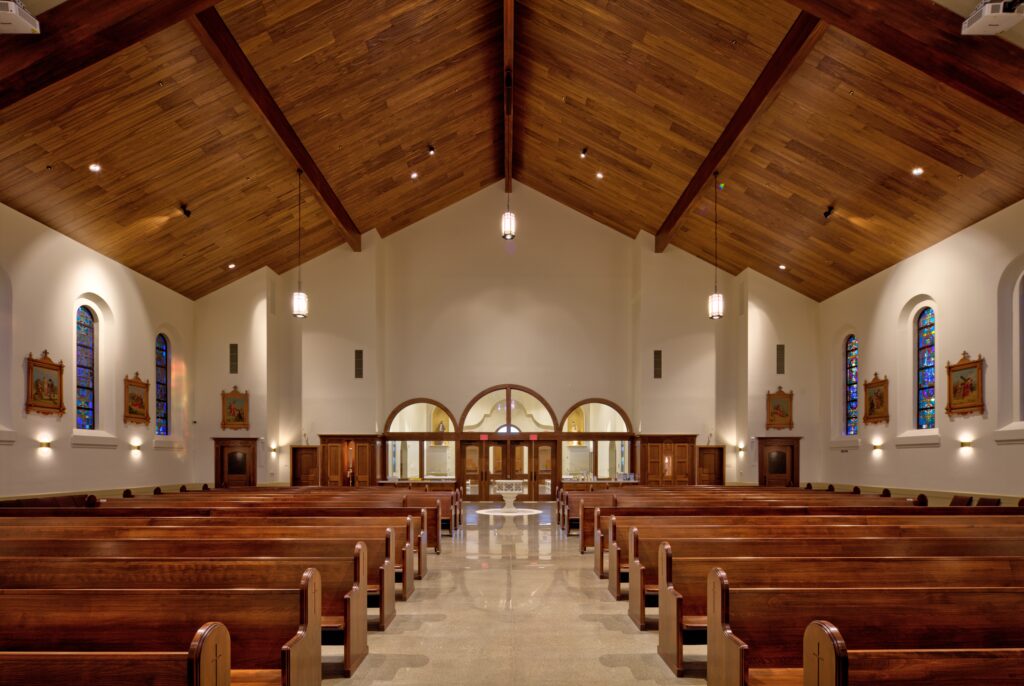 Holy Rosary Catholic Church - Interior in Woodland, CA
