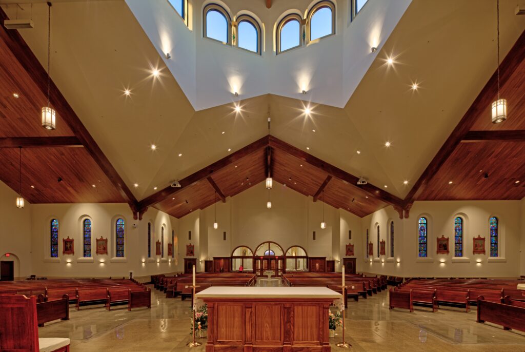 Holy Rosary Catholic Church - Interior in Woodland, CA